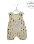 M/C ROMPER S/S MUSLIN SET BEIGE 18M