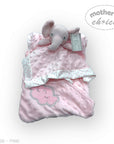 M/C SHERPA BLANKET & ELEPHANT DUDU PINK