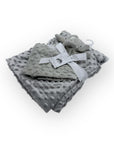 M/C BUBBLE SHERPA RECEIVER WITH SECURITY BLANKET GREY