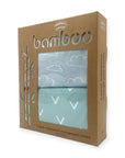 M/C BAMBOO 2PK WATERPROOF CHANGE MAT BLUE