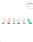 M/C 6 PACK WASHCLOTH SET PINK RAINBOW