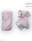 M/C SHERPA BLANKET & ELEPHANT DUDU PINK