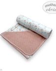 M/C QUILTED RECEIVER 'PINK/STONE RAINBOW'