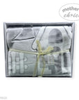 MOTHERS CHOICE INFANTS CUTWORK BLANKET HOUSE GREY/WHITE