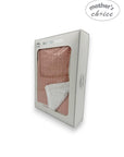 M/C SHERPA FLEECE BLANKET BOX PINK