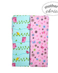 2 PACK FLANNEL RECEIVER GIRLS OWL/BUTTERFLY