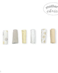 M/C 6 PACK WASHCLOTH SET STONE BEAR