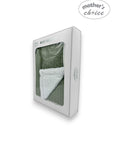 M/C SHERPA FLEECE BLANKET BOX SAGE