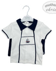 M/C BOYS 2PC SAILOR NAVY 9M