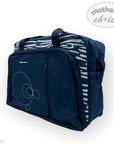 MC MICROFIBRE 4PC  DIAPER BAG - NAVY