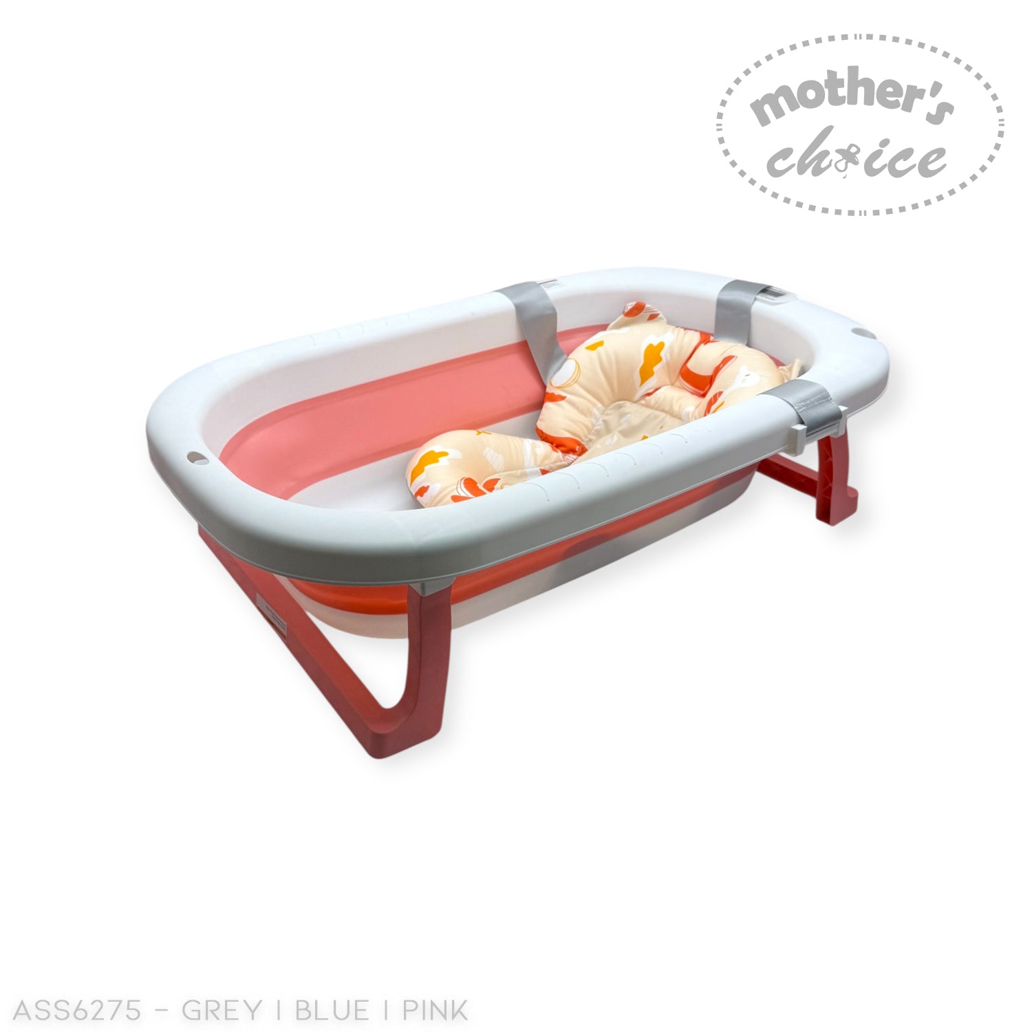 MOTHERS CHOICE BABY BATH TUB WITH CUSHION