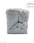 M/C SHERPA BLANKET & RABBIT  DUDU GREY