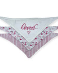 M/C 3 PACK BANDANA BIB SET LOVE