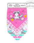 GIRLS 4 PACK BANDANA BIB 'RACOON'