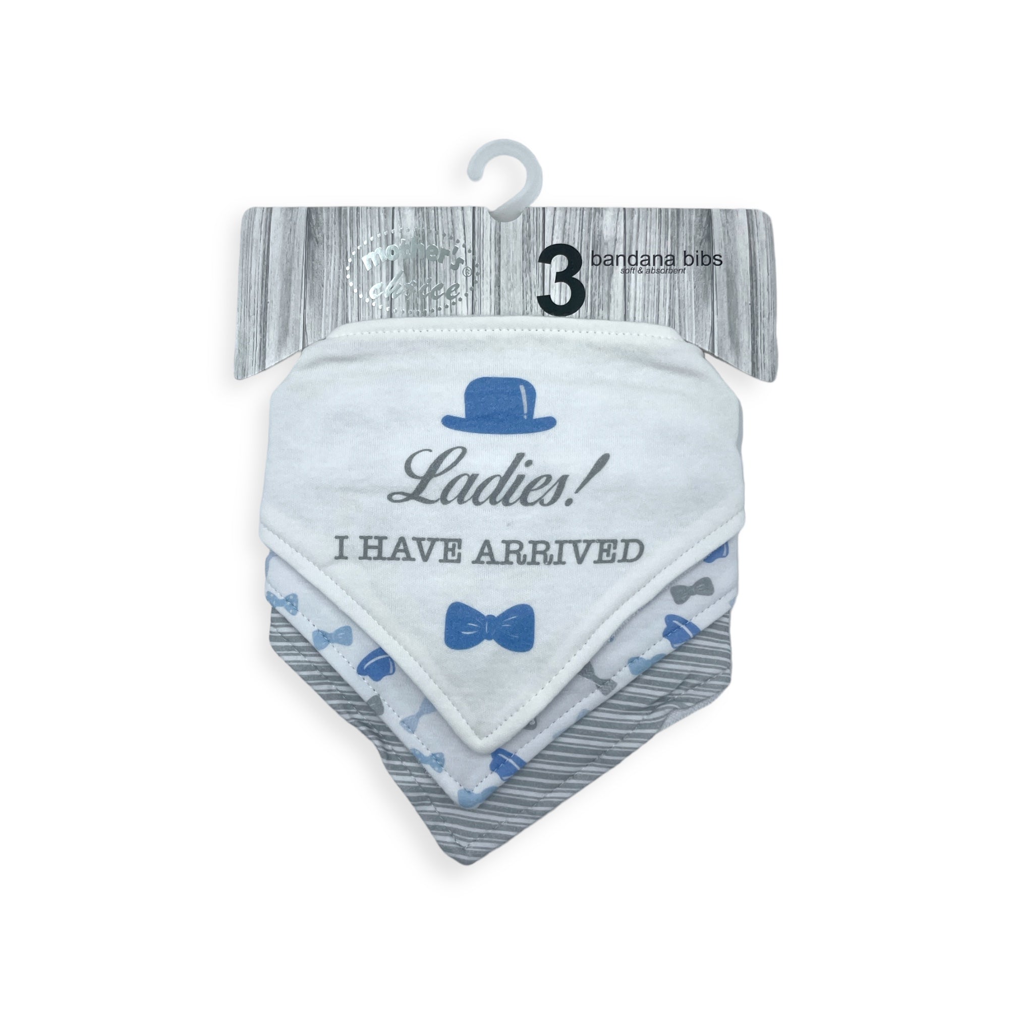M/C 3 PACK BANDANA BIB SET GENTLEMEN