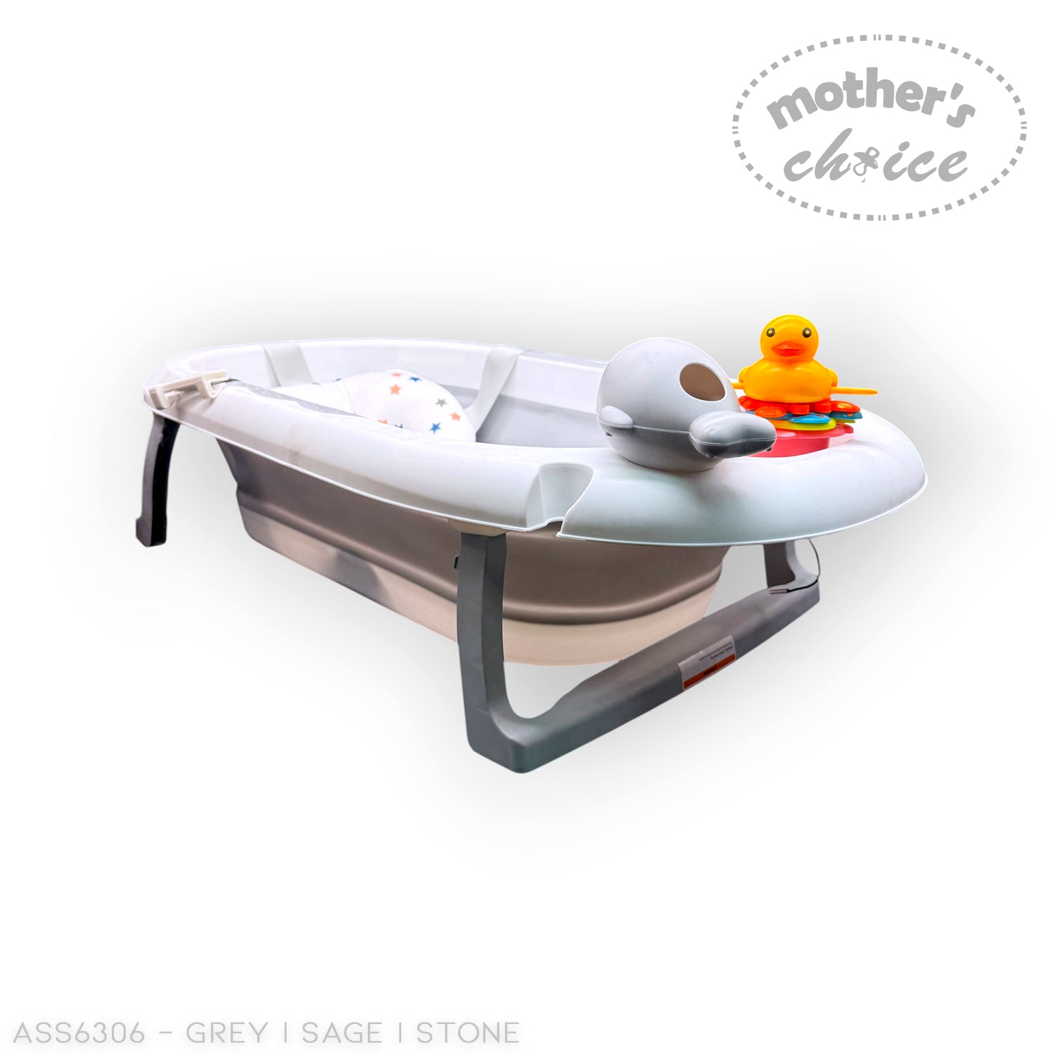 BABY BATH LARGE WITH DUCK &amp;amp; TOYS &amp;amp; CUSHION