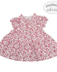 INF GIRLS DRESS 'SCARLET PATTERN' 3-6M