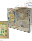 MOTHERS CHOICE INFANTS CUTWORK BLANKET HOUSE BEIGE