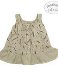 M/C MUSLIN S/L DRESS 12M