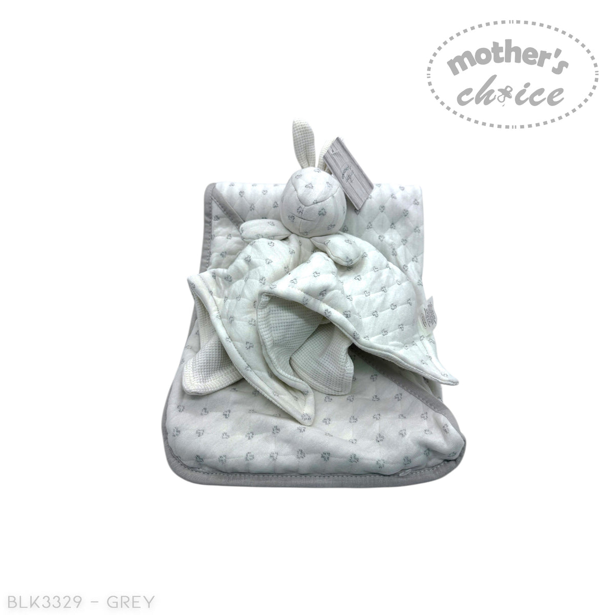M/C SHERPA BLANKET &amp; RABBIT  DUDU GREY