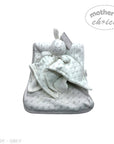 M/C SHERPA BLANKET & RABBIT  DUDU GREY