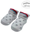 M/C FANCY BOX SOCKS 'GIRLS POLKA/RAINBOW'