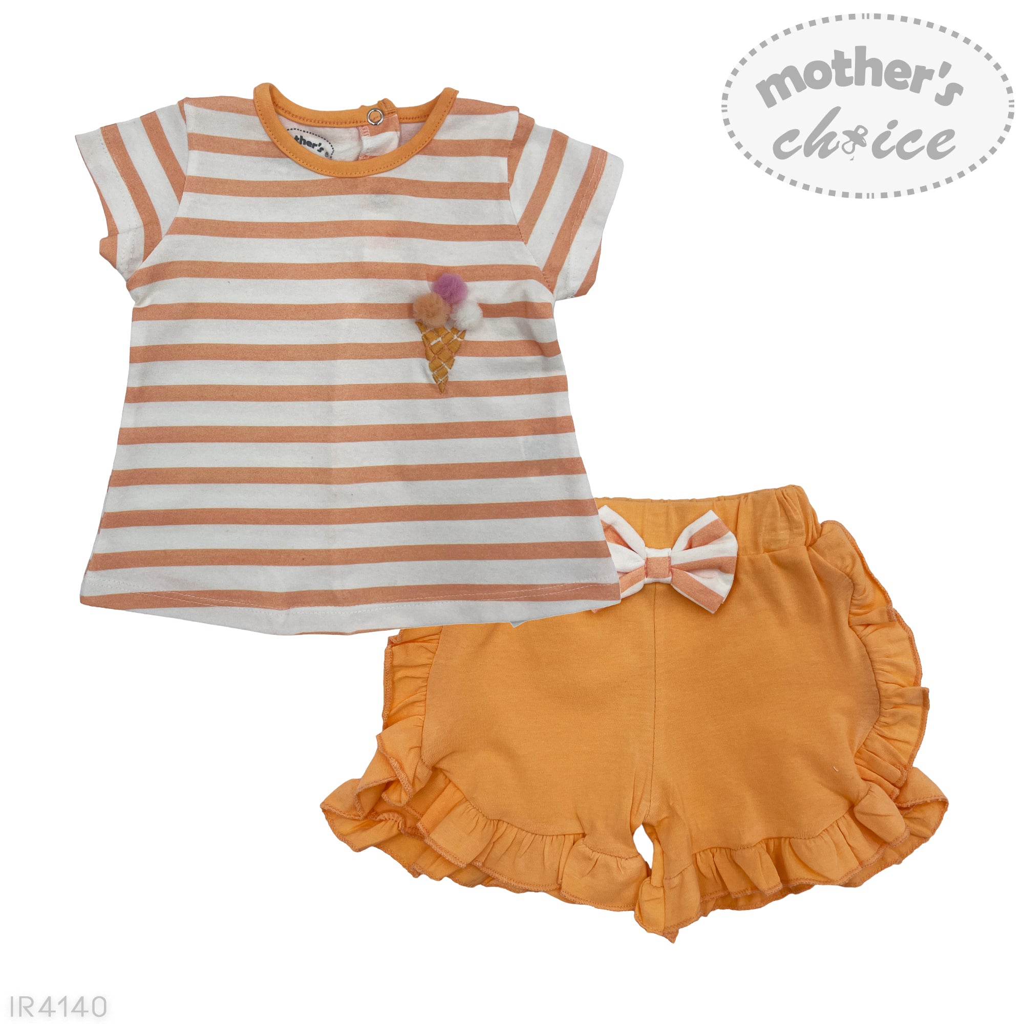 INF GIRLS 2PC SET 'ICE CREAM' 12-18M