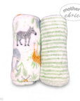M/C 2 PACK FLEECE BLANKET SAFARI