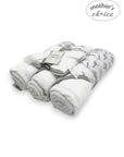M/C 3PC HOODED TOWELS AND 3PC FACECLOTHS HELLO LITTLE ONE ANIMALS