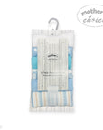 M/C 6 PACK WASHCLOTH SET BLUE ELIE