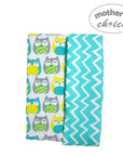 2 PACK FLANNEL RECEIVER NEUTRAL OWL/ZIG ZAG