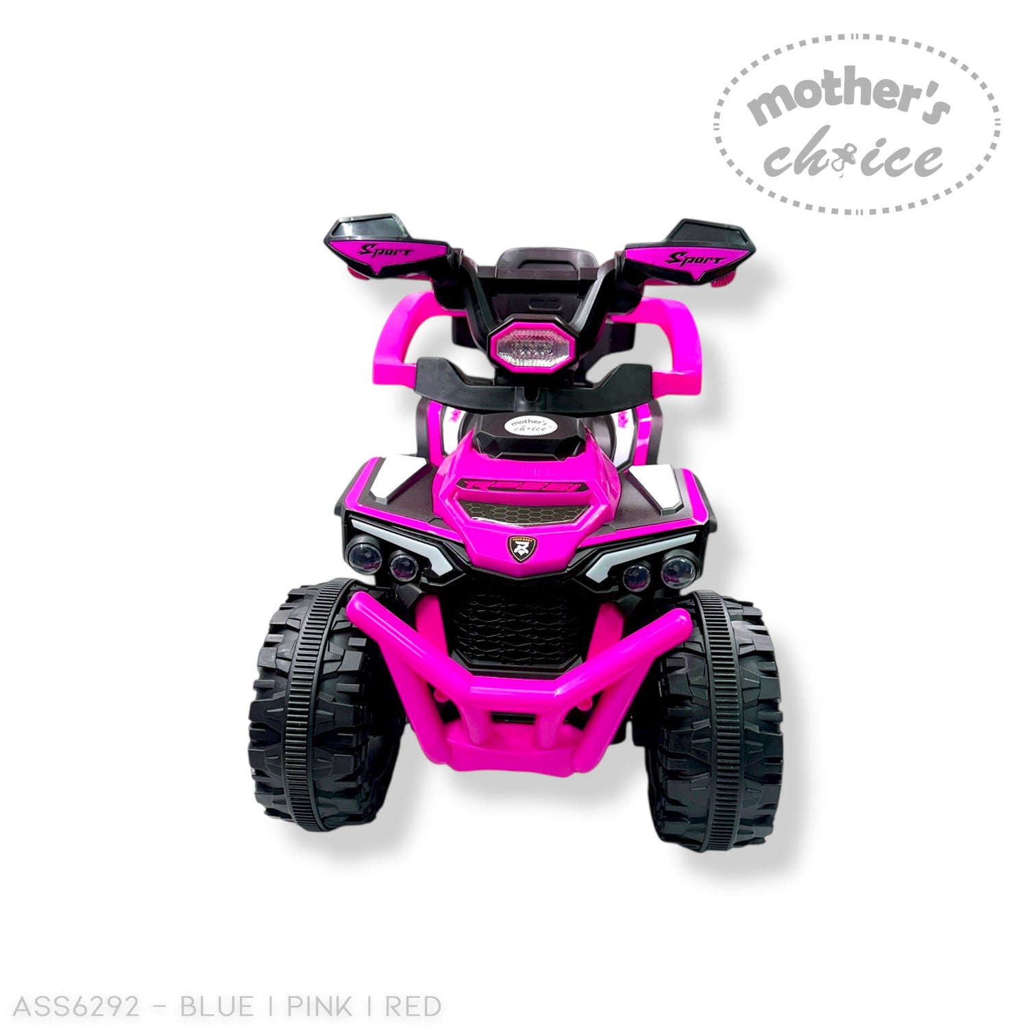 MOTHERS CHOICE RIDE ON CAR WITH CANOPY
