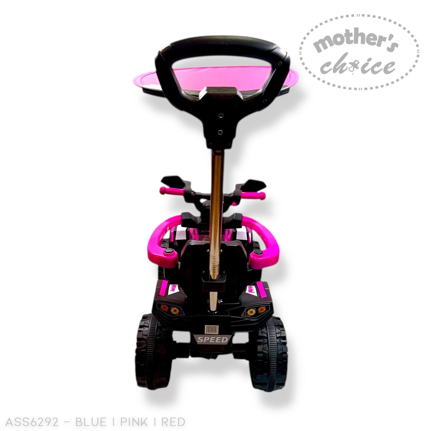 MOTHERS CHOICE RIDE ON CAR WITH CANOPY