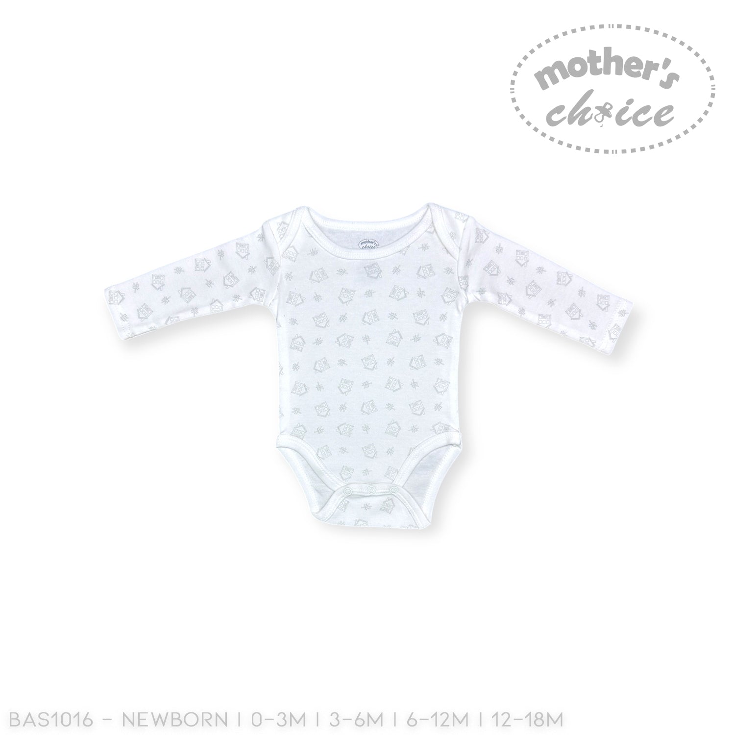MC BABY 3 PACK  BODYSUIT SET LS