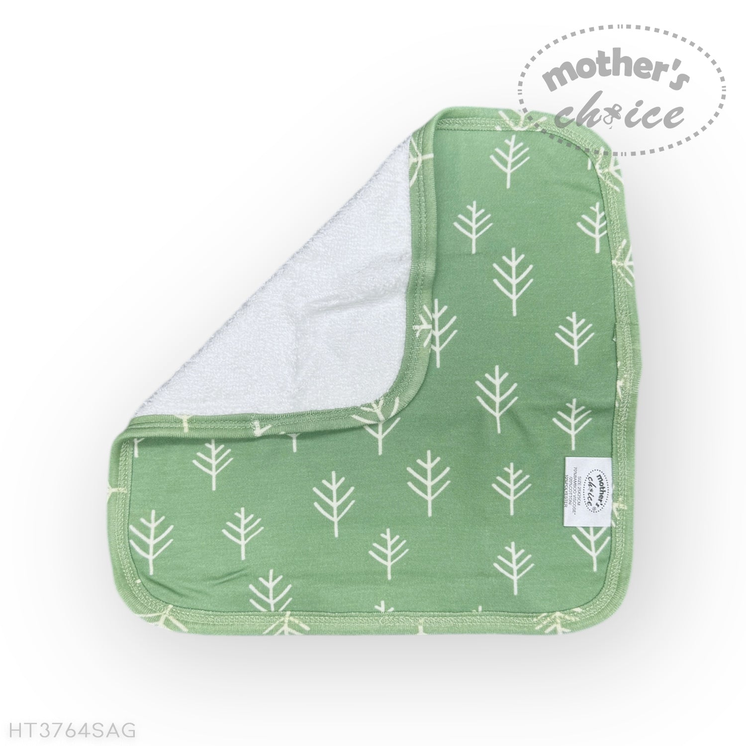 M/C BAMBOO 3PK FACECLOTHS SAGE