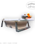 BABY BATH LARGE WITH DUCK &amp; TOYS &amp; CUSHION