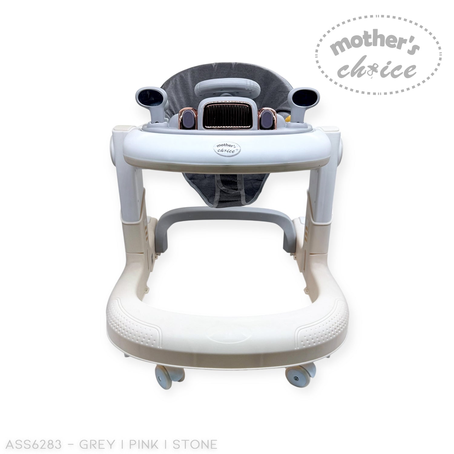 MOTHERS CHOICE BABY WALKER MUSIC MUTE WHEEL
