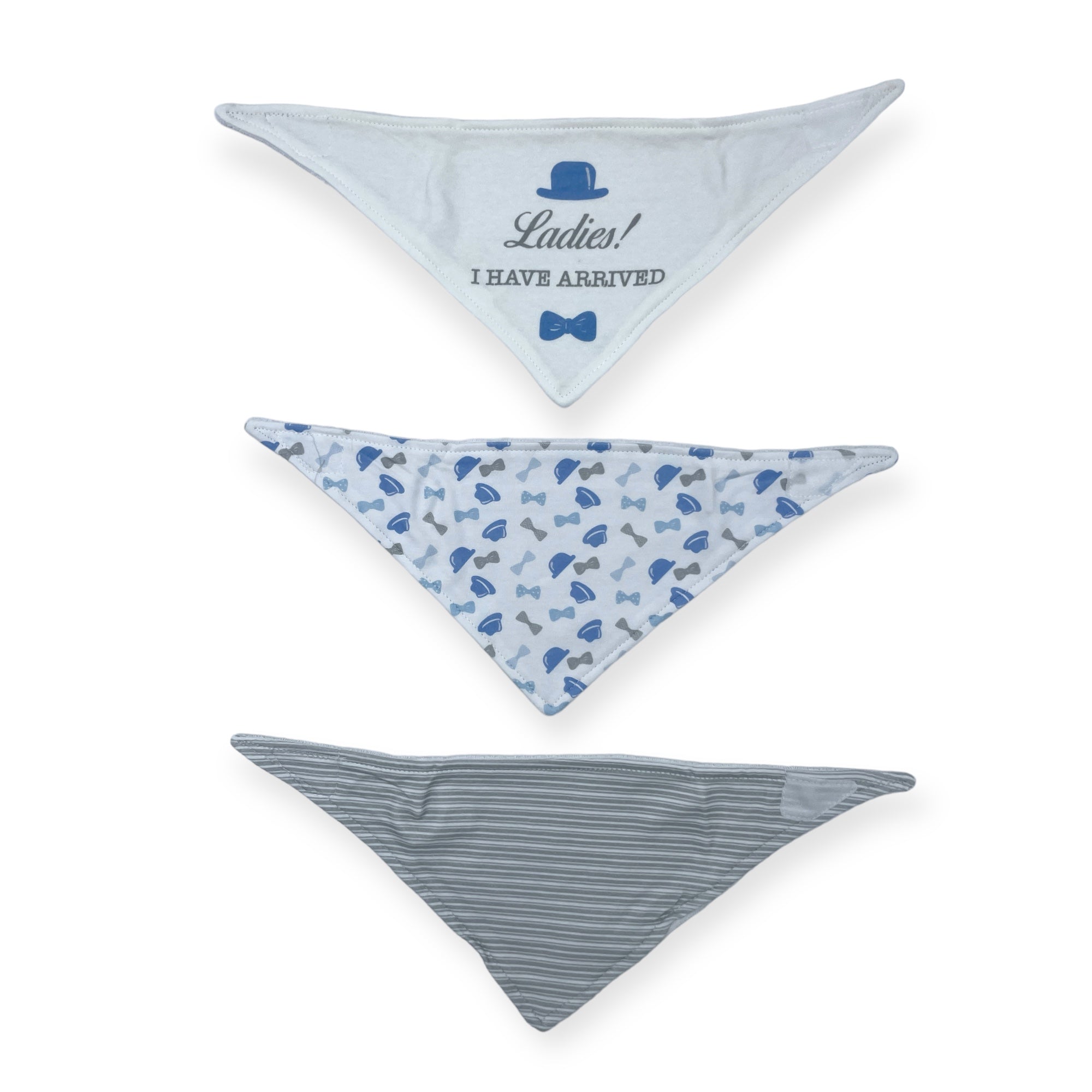 M/C 3 PACK BANDANA BIB SET GENTLEMEN