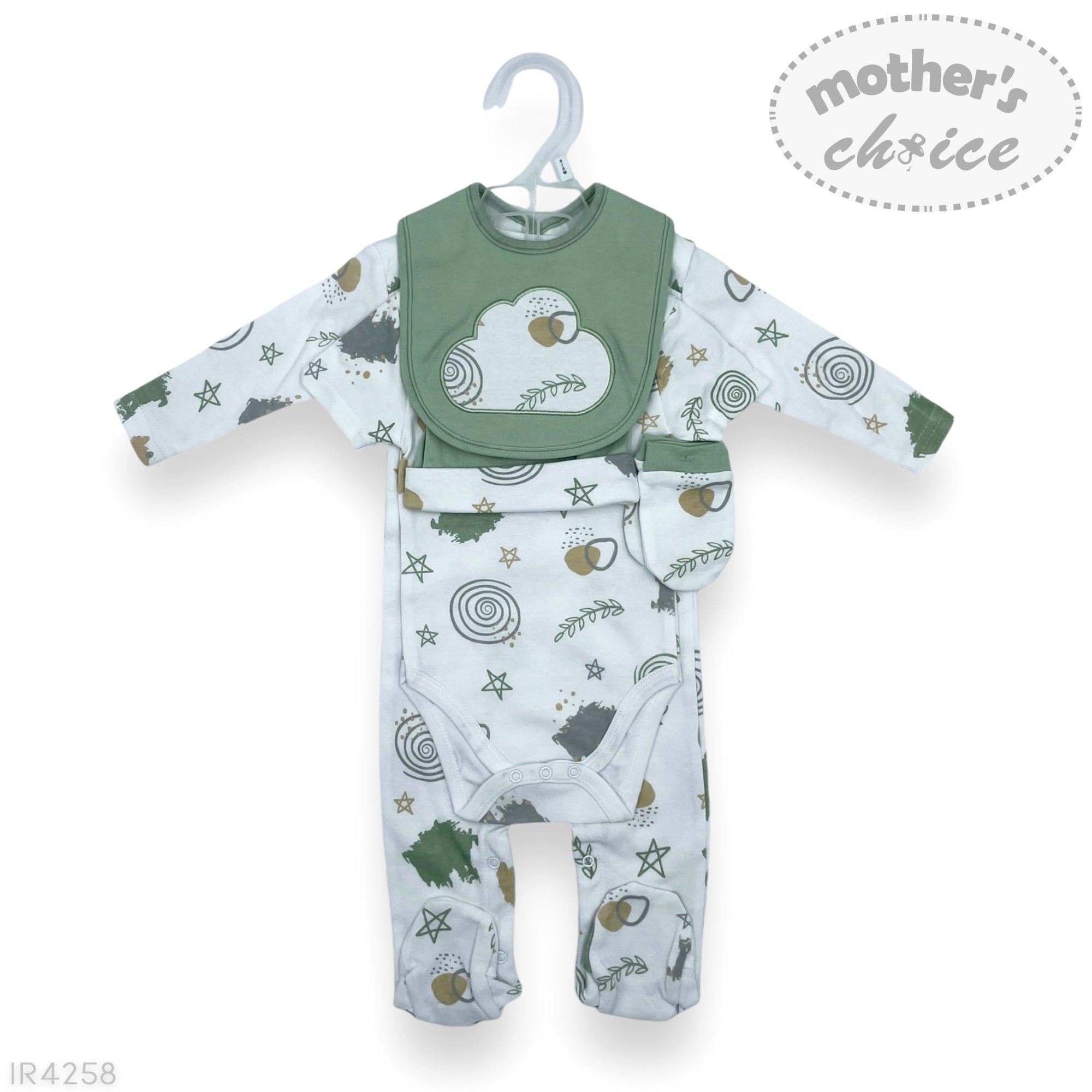 M/C 5PC STARTER PACK SET &#39;MINT ART&#39; 0-3M