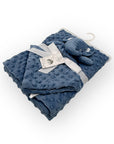 M/C BUBBLE SHERPA RECEIVER WITH SECURITY BLANKET BLUE