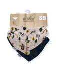 MC 100% COTTON 2 PACK BIBS