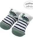 M/C FANCY BOX SOCKS 'BOYS DINO-GREY/NVY'