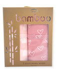 M/C BAMBOO 2PK JERSEY WRAP PINK