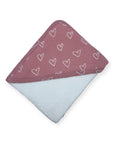 M/C BAMBOO HOODED TOWEL PINK