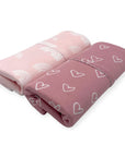 M/C BAMBOO 2PK JERSEY WRAP PINK