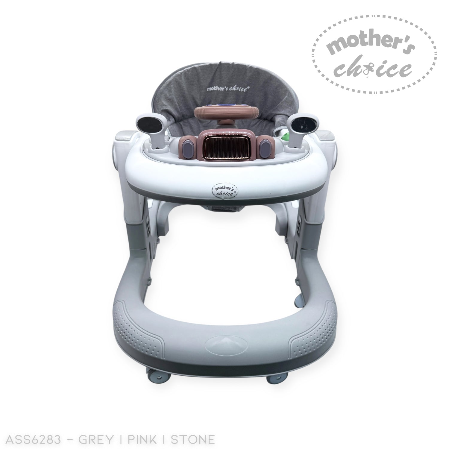 MOTHERS CHOICE BABY WALKER MUSIC MUTE WHEEL