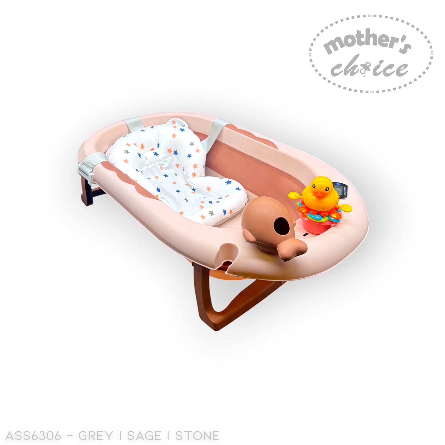 BABY BATH LARGE WITH DUCK &amp;amp; TOYS &amp;amp; CUSHION