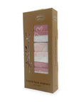 M/C BAMBOO 3PK FACECLOTHS PINK