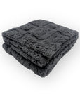 M/C SINGLE LAYER JACQUARD BLANKET GREY