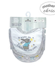 MC BABY 100% COTTON 2 PACK BIBS